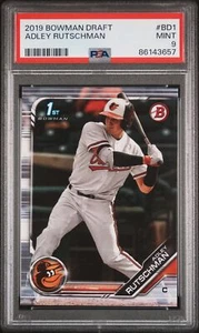 Bowman Draft #BD-1 2019 Adley Rutschman PSA 9 - Imagen 1 de 2