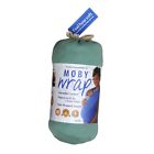 Moby Wrap Moss Green Baby Carrier Wear 7 Ways Great for Newborns & Breastfeeding