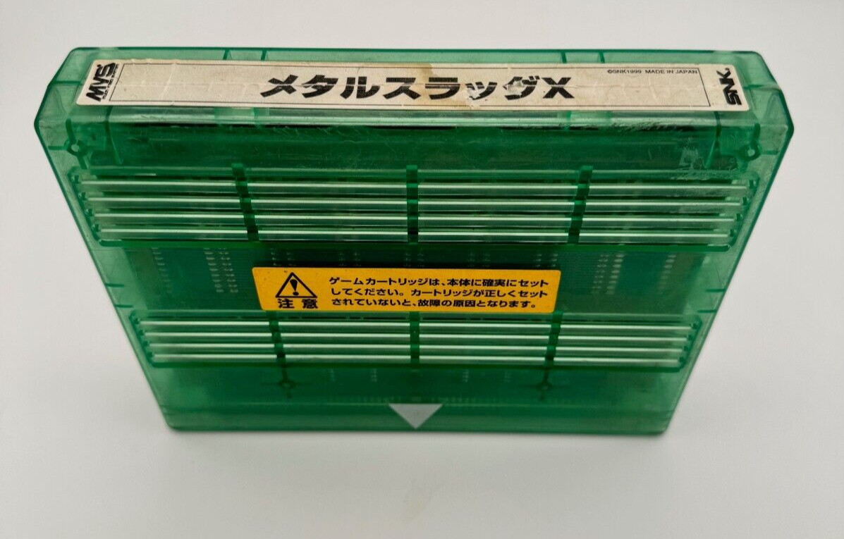 MVS カセット メタルスラッグX SNK 動作確認済み