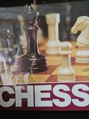 VINTAGE 1979 Rare CHESS SET BY HASBRO NEW SEALED WORLD OF FAMILY FUN - Image 1 of 4