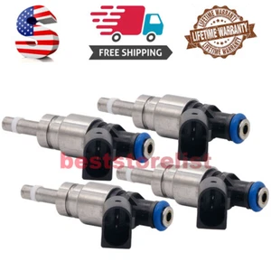 06E906036C For Audi A4 Quattro A6 Quattro S6 S8 4X Fuel Injector FIJ0008 JSD741A - Picture 1 of 10