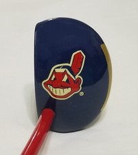 Cleveland Indians Putter Signed by Bud Black 1989 Chief Wahoo Golf Club RARE