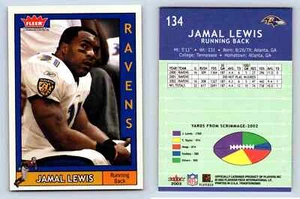 Tarjeta 134 Jamal Lewis Running Back Baltimore Ravens Fleer Tradition 2003 - Imagen 1 de 12