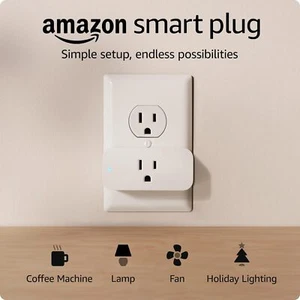 New Amazon - Smart Plug (newest model) | Works with Alexa | - Picture 1 of 6