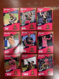2024 Leaf Baseball Party Tiere, 9 Karten Lot, Bananenball - Bild 1 von 10