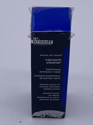 Dr Brandt Pores No More Vacuum Cleaner Pore Purifying Mask 1.0 oz Full Size NIB - Image 1 of 4