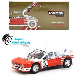 Tarmac Works 1:64 Lancia 037 Rally Rally Van Haspengouw 1985 #3 Winner - Picture 1 of 5