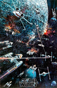 Star Wars Album Poster 1977 A1 High Quality Canvas Print - Bild 1 von 1
