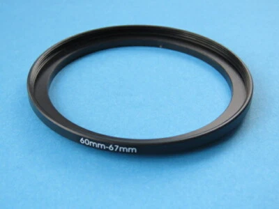 60mm to 67mm Step Up Step-Up Ring Camera Lens Filter Adapter Ring 60mm-67mm - Image 1 of 2