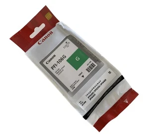 Canon pfi-106G GREEN ink cartridge iPF6300 iPF6350 iPF6400 iPF6450 inc VAT - Picture 1 of 1