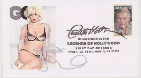 SIGNED MICHELLE WILLIAMS FDC AUTOGRAPHED FIRST DAY COVER - BROKE BACK MOUNTAIN Cover