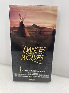 Dances With Wolves (VHS, 1993) werkseitig versiegelt, Kevin Costner - Bild 1 von 3
