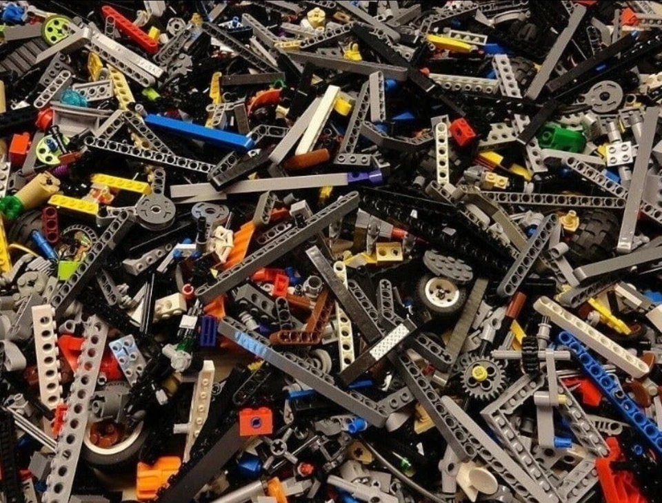 1000 RANDOM  Lego Technic Mindstorm NXT RCX BULK Parts LOT Liftarms Bricks Axles - Image 1 of 4