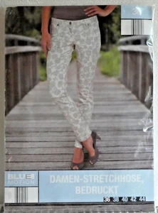 Pantalone donna elasticizzato Blue Motion stampato, taglia 36 **NUOVO, IMBALLO ORIGINALE** - Foto 1 di 2