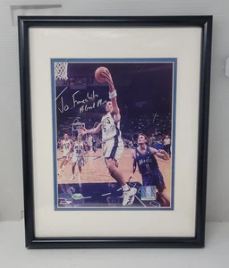Jason Kidd HOF firmato New Jersey reti basket foto incorniciata autografo usato - Foto 1 di 11