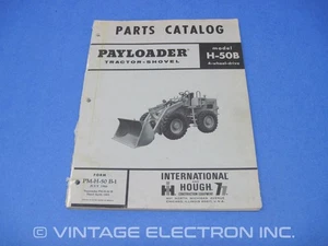 HOUGH Pay Loader (Payloader) - Parts Catalog / Manual (H-50B) - July 1966 - Picture 1 of 8