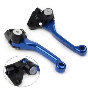 Bremshebel Kupplungshebel Motorrad Lenker CNC Blau für Kawasaki KX450F 2006-2012 - Bild 1 von 6