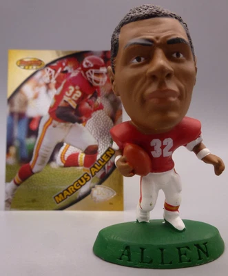 1996 LOOSE CORINTHIAN HEADLINER FIGURE MARCUS ALLEN KANSAS CITY CHIEFS - Image 1 of 4