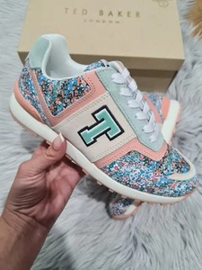 Ted Baker Womens Floral Trainers Size 3UK RRP 120£ BNWT - Picture 1 of 7