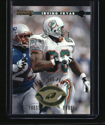 1996 Donruss #89 Irving Fryar Press Proofs - Image 1 of 2