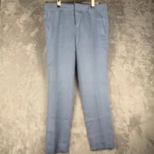 Hellblaue Anzughose Fischgrätmuster Damen Business Hose Banana Republic Größe 6 - Bild 1 von 9
