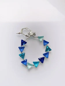 Bomb Party Jewel Candy Bracelet RBP7389 Dahlia Mystic Mint Dreams Silver ~NWOT - Picture 1 of 4