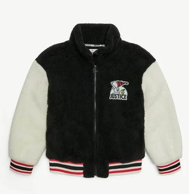 JUSTICE SNOOPY GIRLS SHERPA JAKET - Image 1 of 3