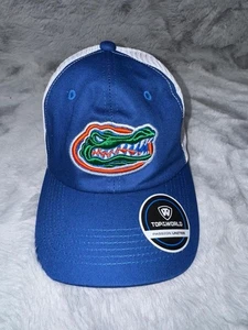 Florida GAtors Hat Cap Snapback Multicolor Top of the World MEsh Trucker Hat Adj - Picture 1 of 9