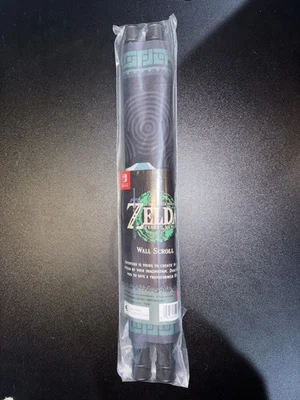 The Legend of Zelda: Tears of the Kingdom Black Wall Scroll -- ¡NUEVO! Foto 1 de 3