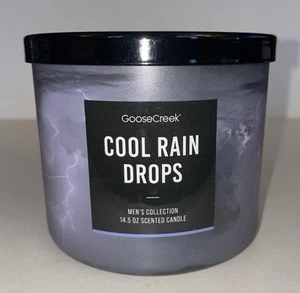 Goose Creek Candle COOL RAIN DROPS 14,5 OZ vaso triple mecha - Imagen 1 de 4