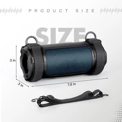 便携式硅胶保护壳 适用于 JBL FLIP 7 蓝牙扬声器 旅行 — 第 1/4 张图片