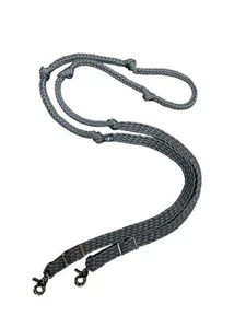 Anthrazitgrauer Laufzügel mit Griffknoten - Bild 1 von 6