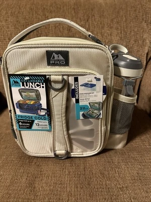 Bolsa de almuerzo expandible Arctic Zone Pro, incluye contenedores de comida/botella marfil Foto 1 de 4