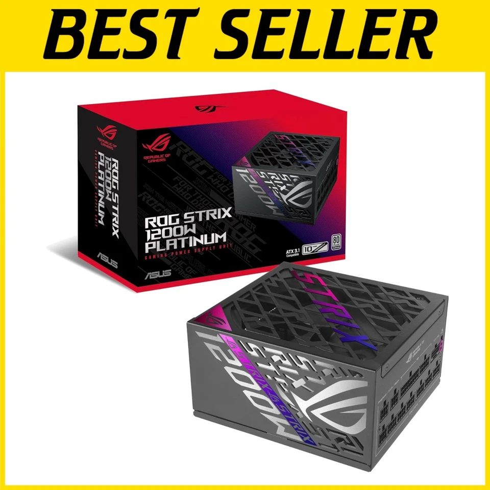 Ultimate 1200W ROG Strix Power Supply - Silent and Efficient Gaming Performance - Image 1 of 4