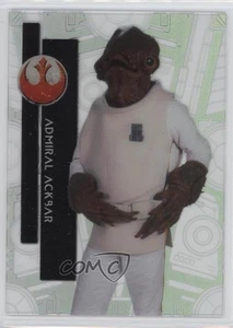 2015 Topps Star Wars High Tek Form 1 Star Destroyer Admiral Ackbar #16 1b8 - Picture 1 of 3