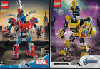 New Lego 76146 Spider-Man Mech & Marvel Avengers Super Heroes 76141 Thanos Mech