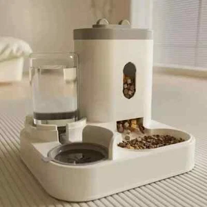 Automatic Pet Feeder Food Bowl with Water Dispenser Large Capacity for Cat & Dog - Picture 1 of 12