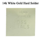 14K White Gold Hard Regular Solder One Gram Plate For Jewelry Repair Soldering