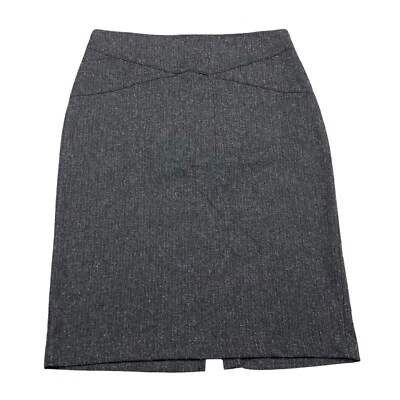 7th Avenue New York & Company Gray Slightly Below The Knee Pencil Skirt Size 12 - Image 1 of 4