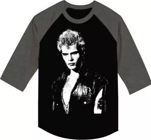 Pre-Sell Billy Idol Rock Music Licensed Raglan 3/4 Sleeve Shirt - Picture 1 of 1