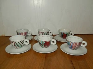 6 ILLY COLLECTION AMICI / ILLY Sandro Chia SET Il Ballo Del Caffee NEU - Bild 1 von 10