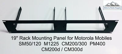 19" Rack Mount Panel for Motorola CM200/CM300 PM400 M1225 CM300d SM50 SM120 - Image 1 of 4