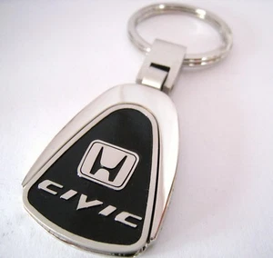 CIVIC KEY CHAIN RING FOB HONDA 1.5T Touring SI TYPE R 2021 2020 BLACK - Picture 1 of 1