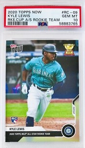 2020 Topps Now Kyle Lewis RC Rookie Cup All Star Team Card #RC-09 PSA 10 💎