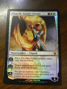 MTG Duel Deck FOIL Elspeth, Knight Errant LP - Excellent Condition - Picture 1 of 2