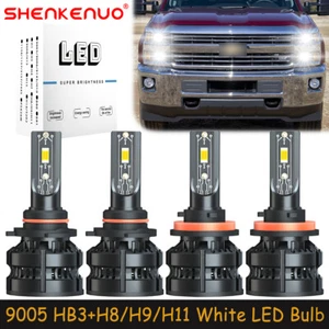 For Chevy Silverado 2500 3500 HD 2007-2020 LED Headlights Bulbs High Low Beam Z8 - Picture 1 of 18