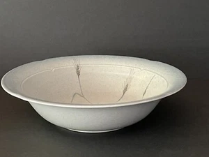 Mikasa Stonekraft Blue Grey Autumn Wheat 11” Round Vegetable Bowl - Picture 1 of 6