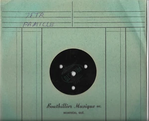 ANCIEN DISQUE ENREGISTRER DE FAMILLE PARLER & CHANSONS  78rpm 10'' - Picture 1 of 1