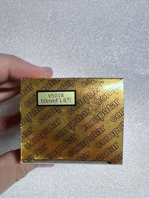 Computar V5018 CCTV Camera Lens 50mm F1.8 C Mount, NEW IN BOX - Image 1 of 4