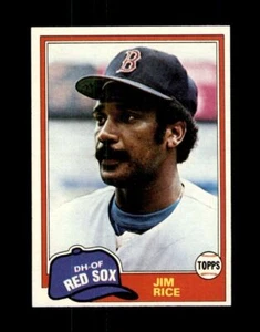 1981 Topps SET BREAK #500 Jim Rice NrMT or Better - Picture 1 of 2